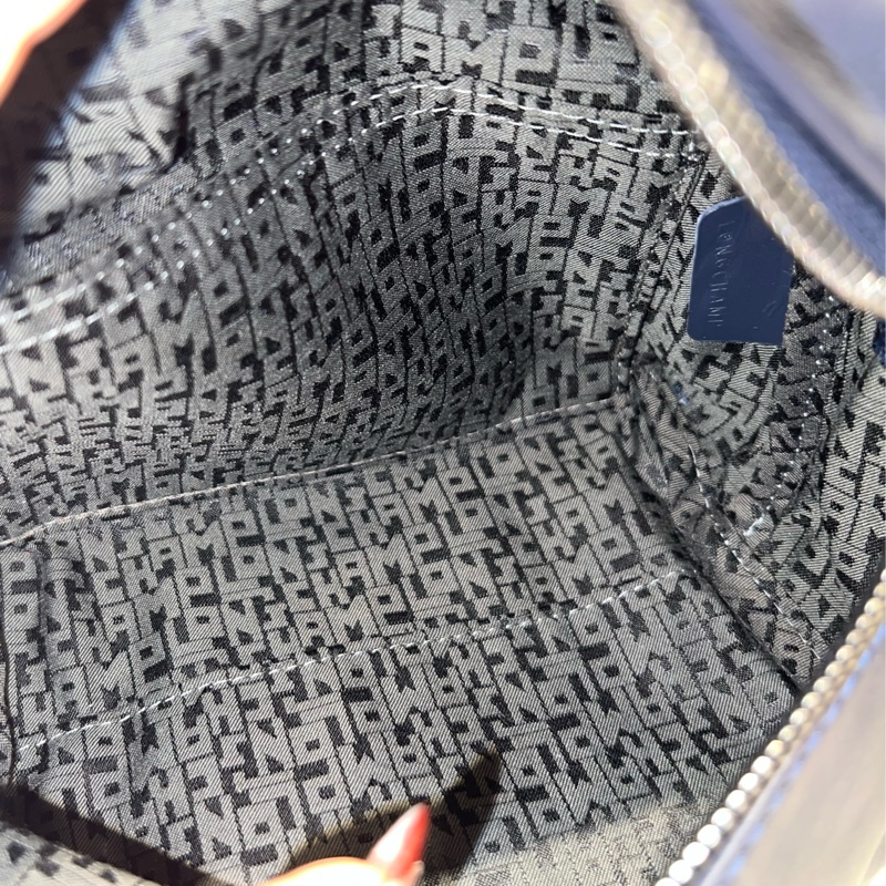 Longchamp Le Pliage Xtra 牛皮斜背包 海軍藍-13