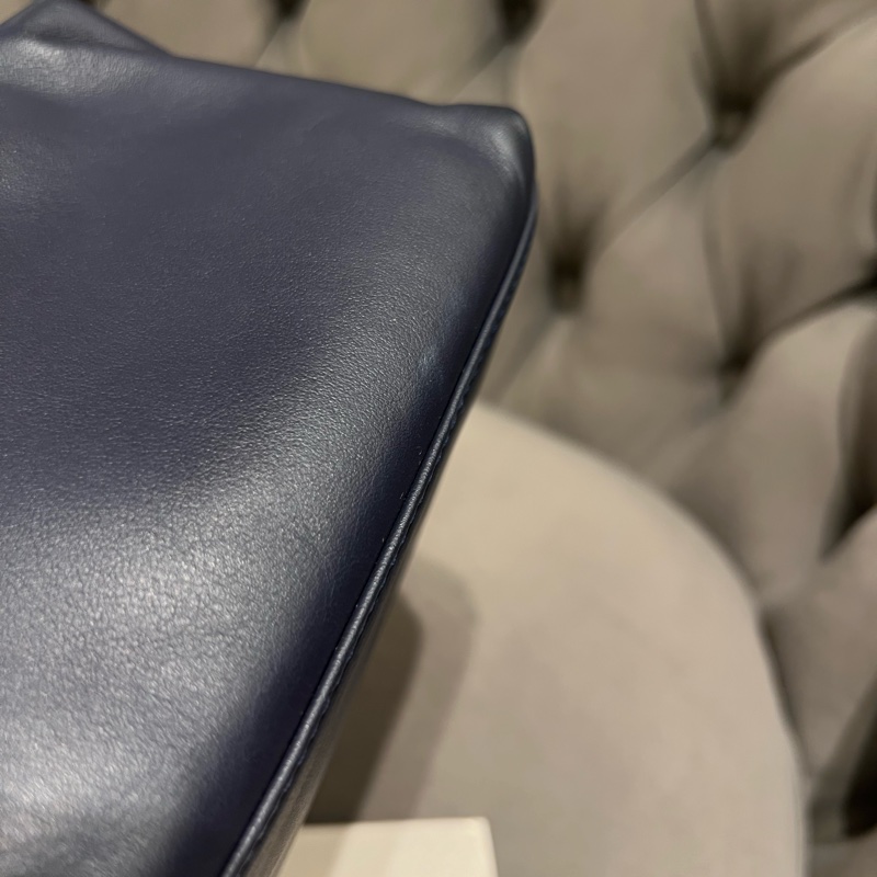 Longchamp Le Pliage Xtra 牛皮斜背包 海軍藍-18