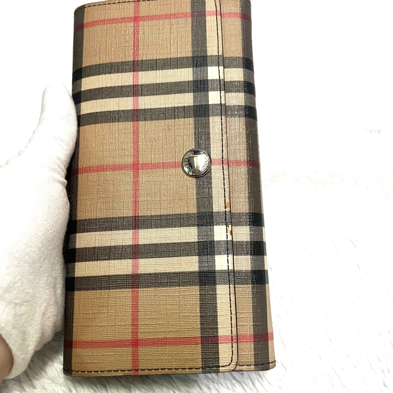 BURBERRY #防刮經典色掀蓋長夾-5
