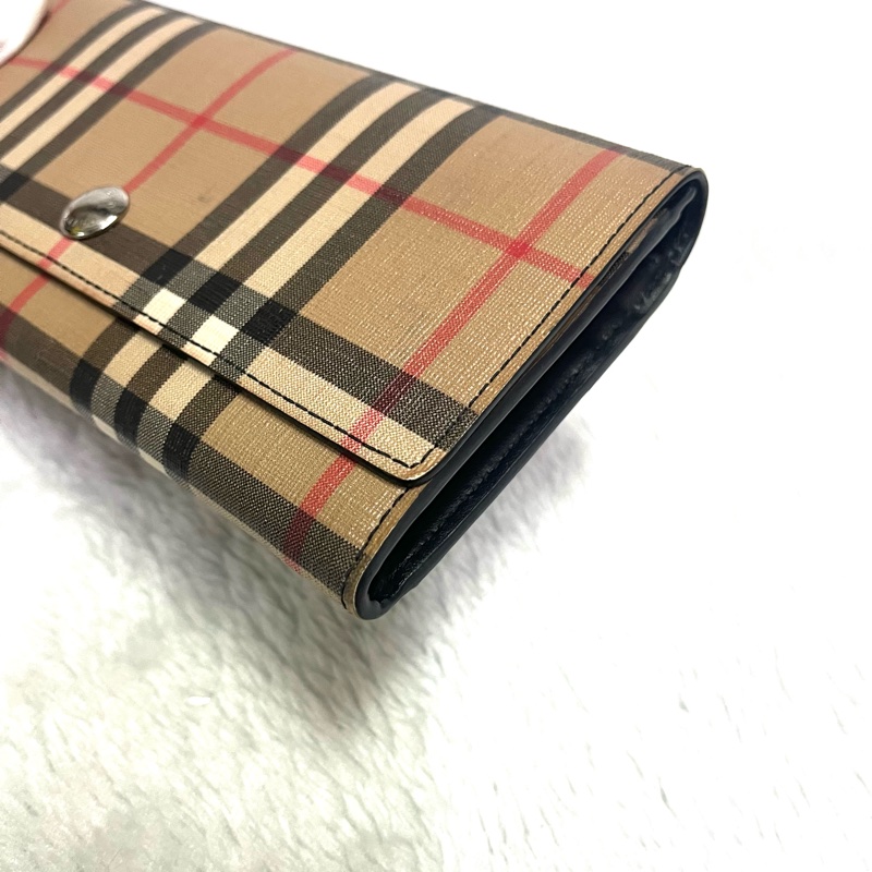 BURBERRY #防刮經典色掀蓋長夾-7