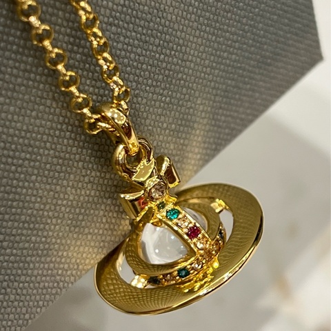 Vivienne Westwood 西太后 Tiny Orb 立體土星項鍊