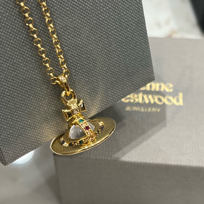 Vivienne Westwood 西太后 Tiny Orb 立體土星項鍊-1
