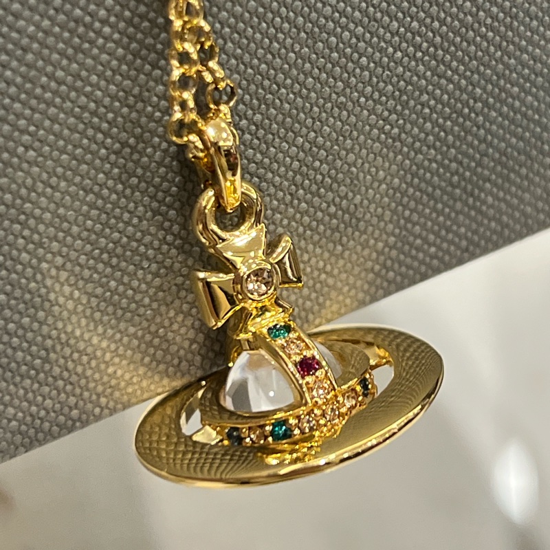 Vivienne Westwood 西太后 Tiny Orb 立體土星項鍊-4