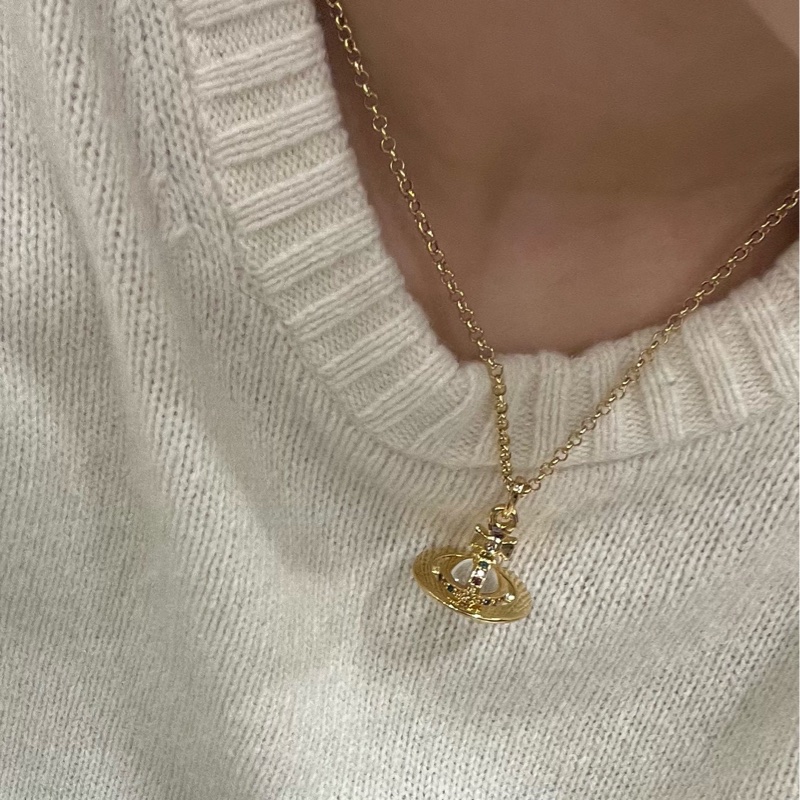 Vivienne Westwood 西太后 Tiny Orb 立體土星項鍊-13