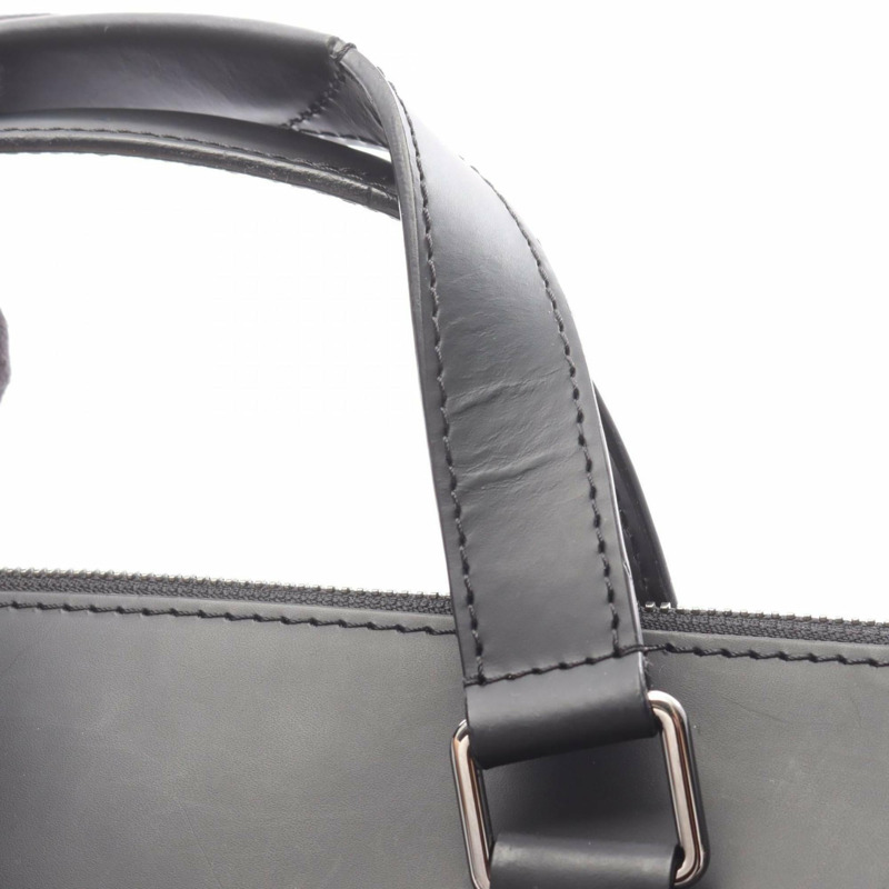 路易威登 Explorer Monogram Eclipse 公事包，男士黑色塗層帆布和皮革商務包，型號 M40566-7