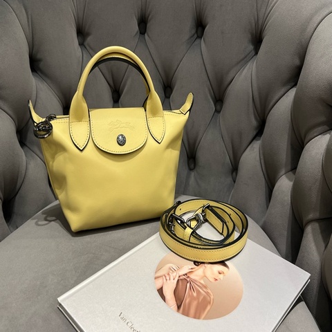 Longchamp LE PLIAGE XTRA 手提/斜背包 XS 小麥黃