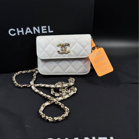 chanel香奈兒 vic水鑽woc 99新