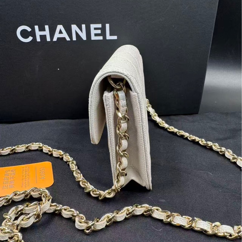 chanel香奈兒 vic水鑽woc 99新-3