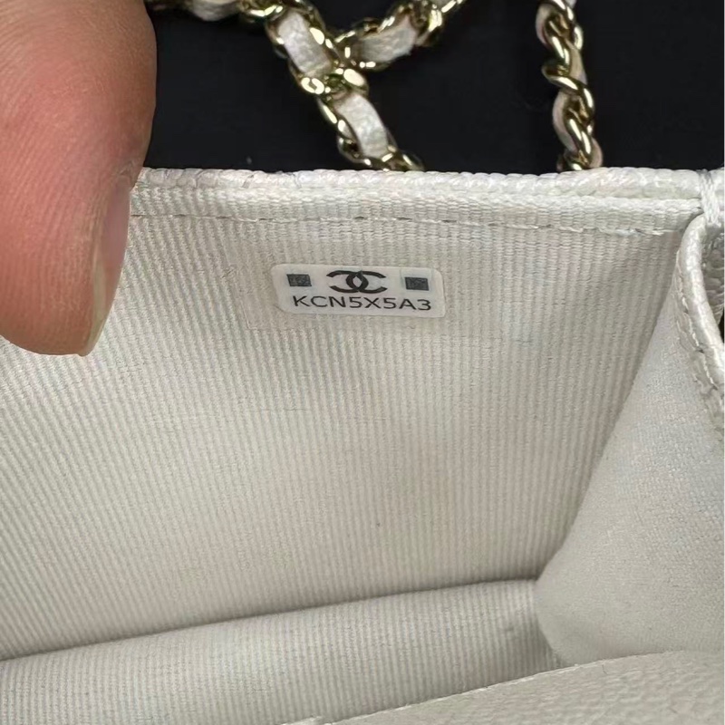 chanel香奈兒 vic水鑽woc 99新-7