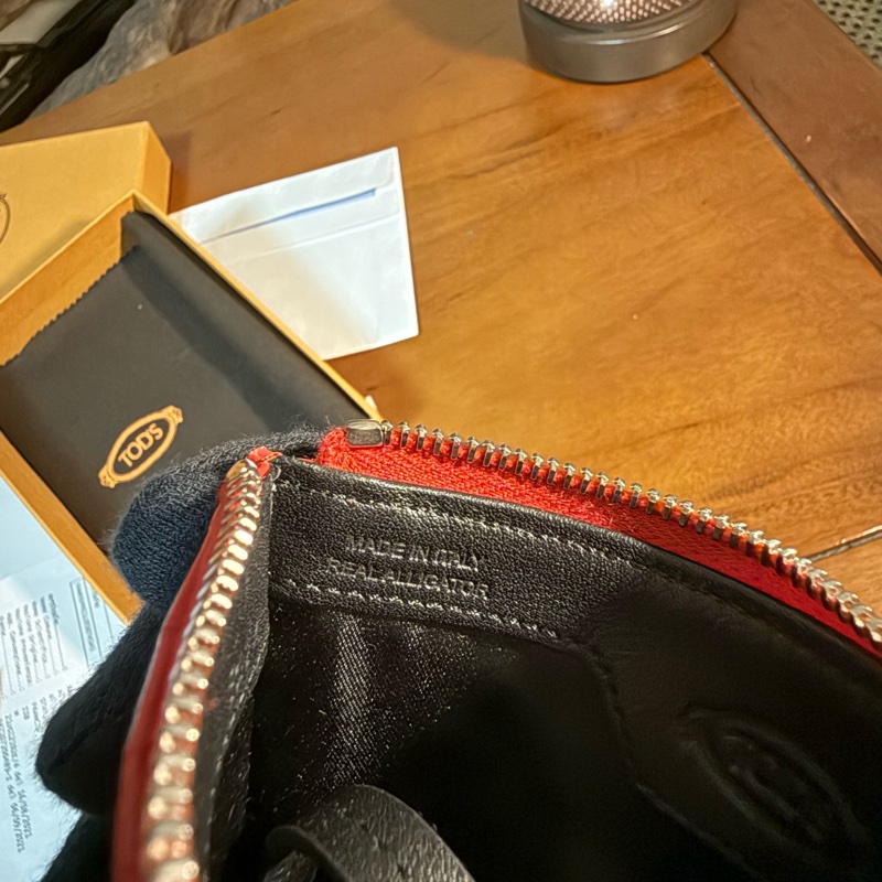 TOD’S 真鱷魚皮（全新）零錢包/鑰匙包-13
