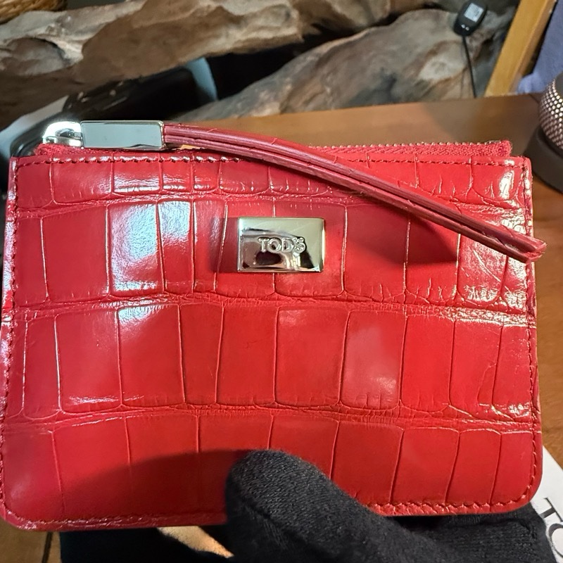 TOD’S 真鱷魚皮（全新）零錢包/鑰匙包-18