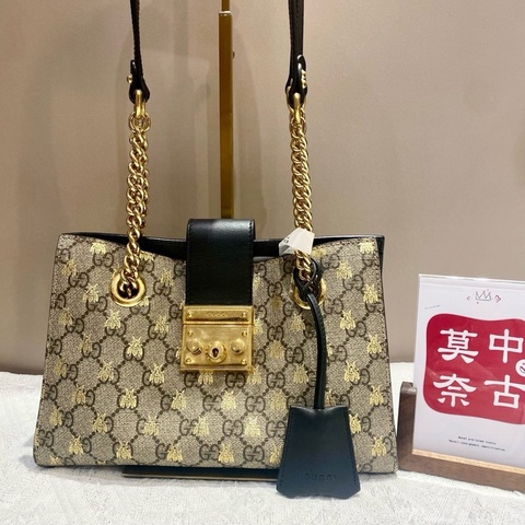 ❤️Gucci/古驰 padlock小号蜜蜂包  97新