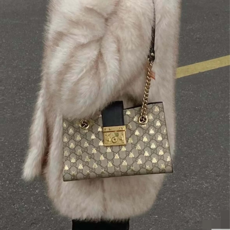 ❤️Gucci/古驰 padlock小号蜜蜂包  97新-4