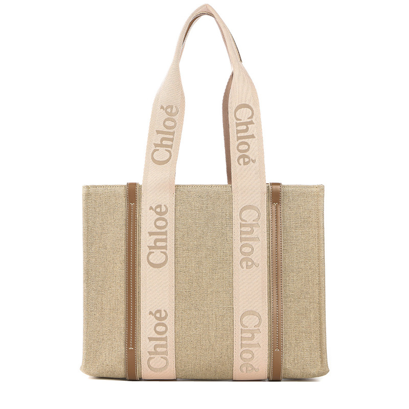 CHLOE 中號 Woody 手提包-3