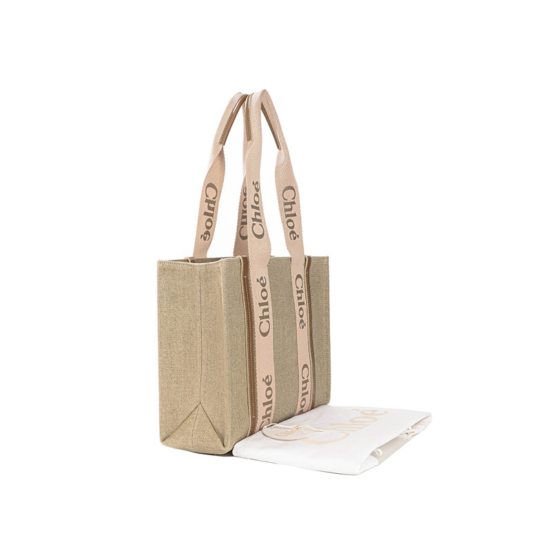 CHLOE 中號 Woody 手提包-16