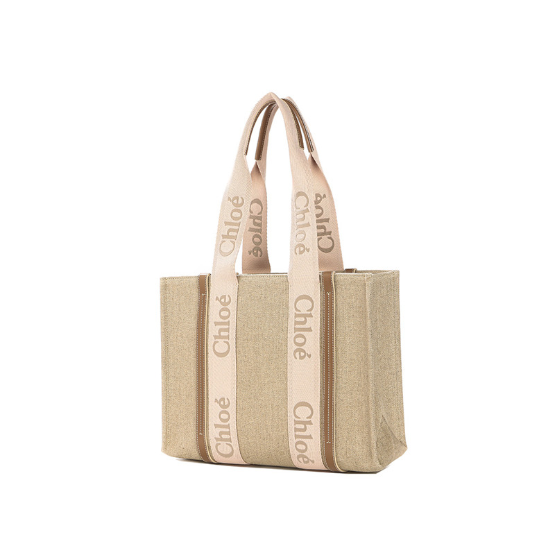 CHLOE 中號 Woody 手提包-5