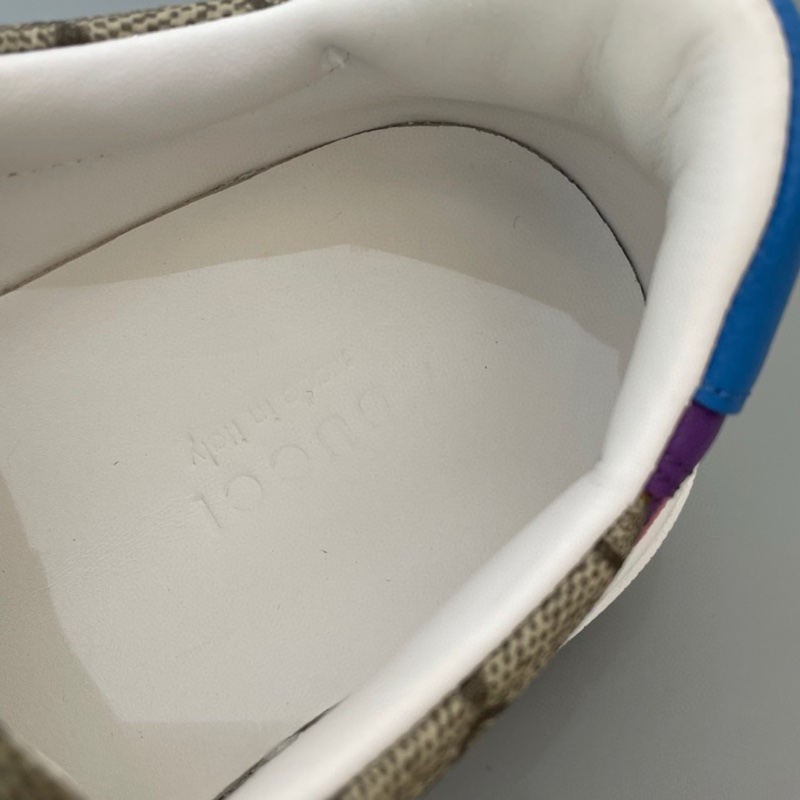 Gucci/古馳 餅乾鞋，GG時尚運動鞋，粉黃藍紫多色配色休閒板鞋，尺碼：36.5碼-7