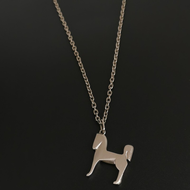 Hermes Panache小馬吊墜項鍊-4