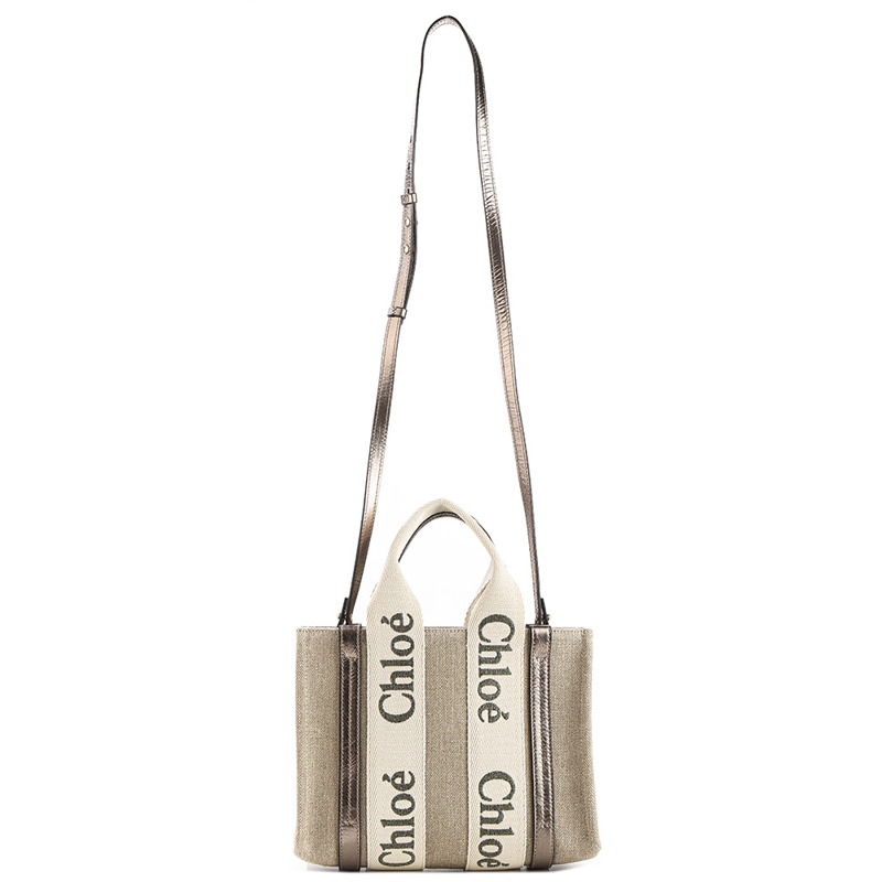 CHLOE 25SS 女士 Woody 手提包 (C25SS397 O81)-7