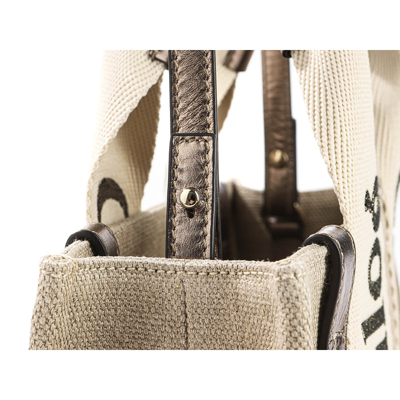 CHLOE 25SS 女士 Woody 手提包 (C25SS397 O81)-10