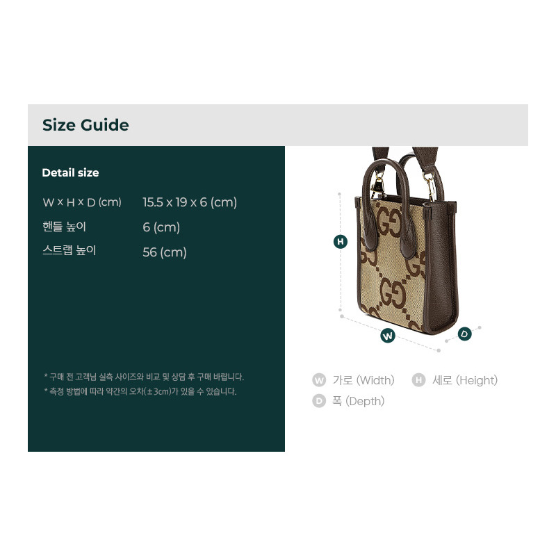 GUCCI 女士超大號 GG 迷你手提包 25SS (699406 UKMDG)-2