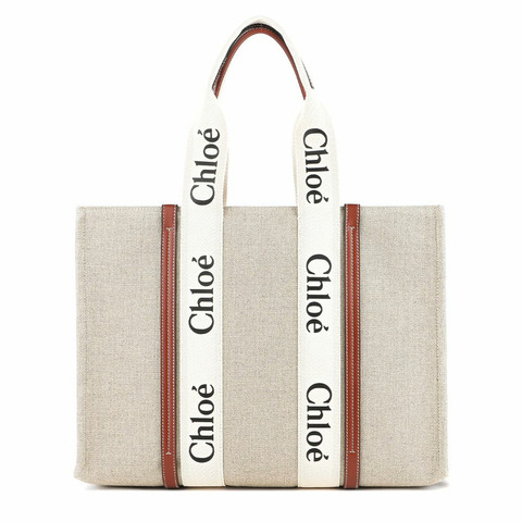 CHLOE 25SS 女士 Woody 大號托特包 C22AS382 I26 90U