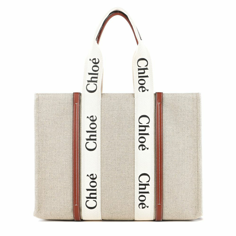 CHLOE 25SS 女士 Woody 大號托特包 C22AS382 I26 90U-0