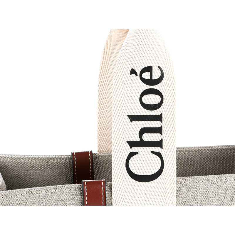 CHLOE 25SS 女士 Woody 大號托特包 C22AS382 I26 90U-9