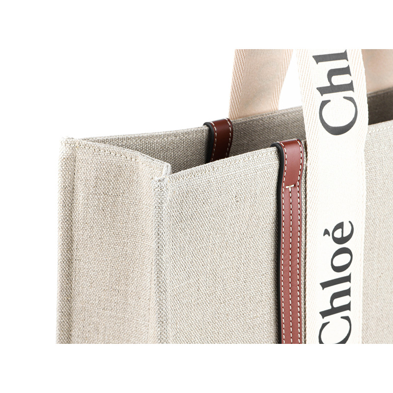 CHLOE 25SS 女士 Woody 大號托特包 C22AS382 I26 90U-10
