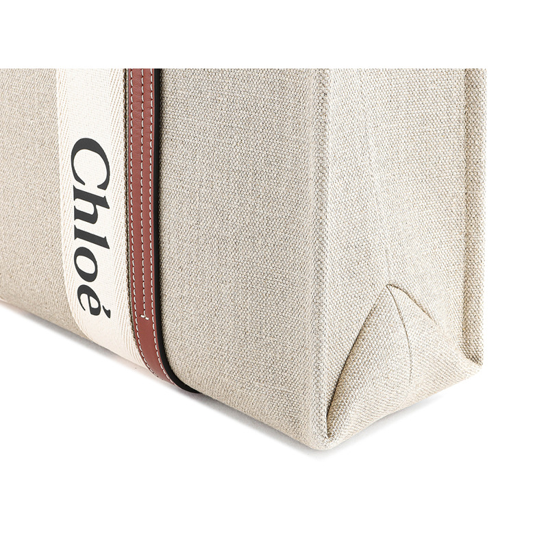 CHLOE 25SS 女士 Woody 大號托特包 C22AS382 I26 90U-12