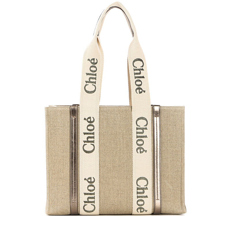 CHLOE 女士 Woody 手提包 25FW (C25SS383 O81 074)-3