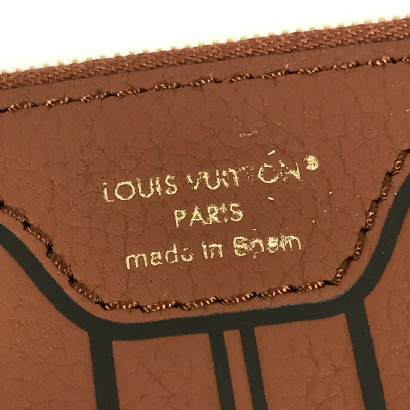 路易威登 M12061 Monogram Neverfull 內外翻轉 MM 手拿包,帶第二個多功能口袋,皮革材質,男女通用,棕褐色,近全新-6