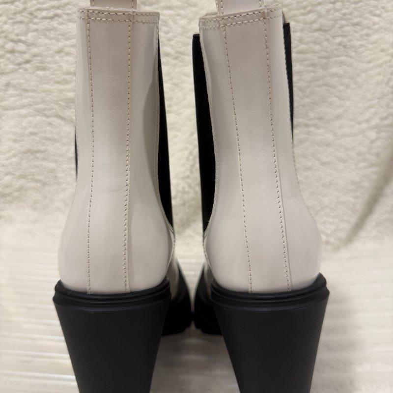 Alexander McQueen Leather Heeled Chelsea Boot 切爾西靴 靴子 37號 99新配件塵袋-6