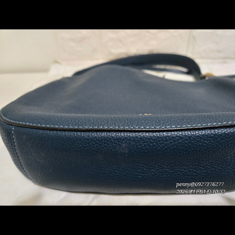 COACH  2way牛皮側背／斜挎包-11