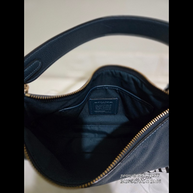 COACH  2way牛皮側背／斜挎包-14