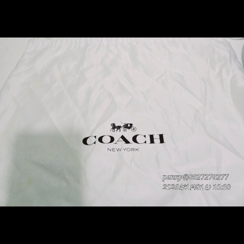 COACH  2way牛皮側背／斜挎包-21