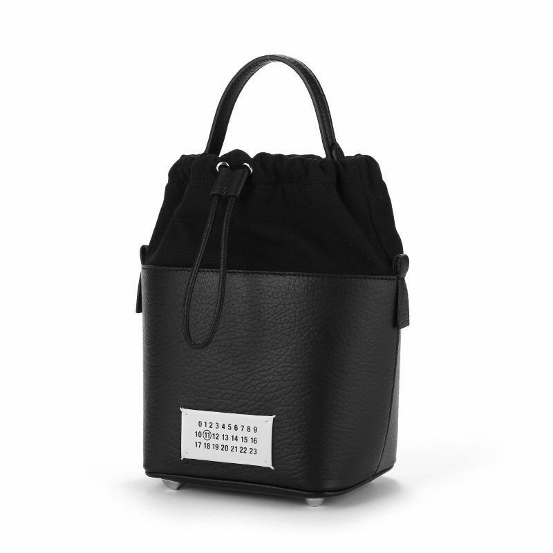 MAISON MARGIELA 縫線紋理小鏈條水桶單肩包-3