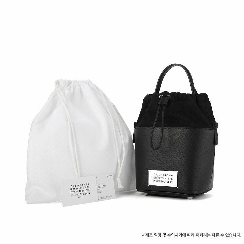 MAISON MARGIELA 縫線紋理小鏈條水桶單肩包-8