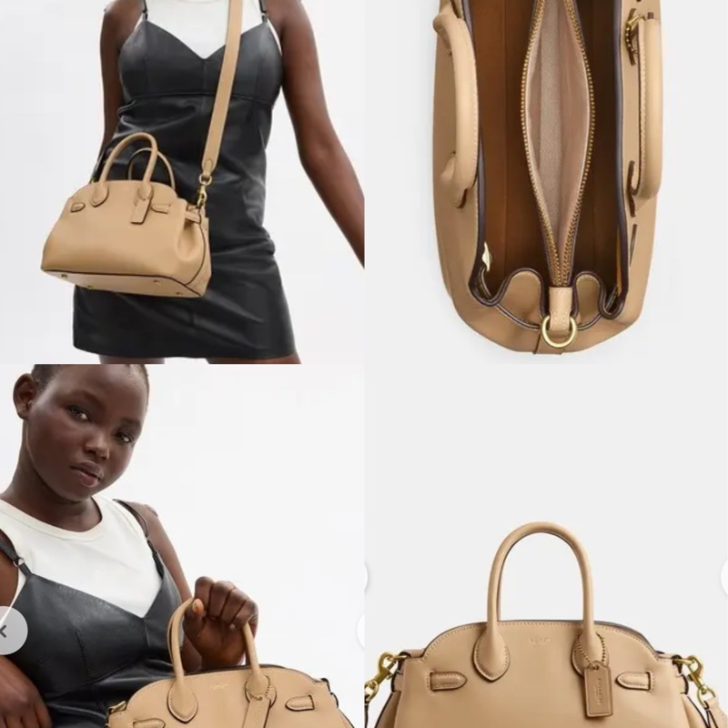 全新Coach Empire Carryall 26 皮革手袋-9