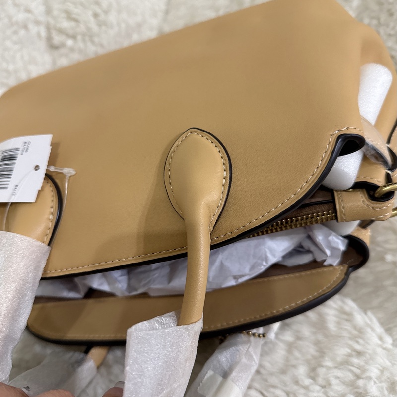 全新Coach Empire Carryall 26 皮革手袋-14