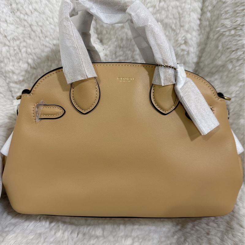 全新Coach Empire Carryall 26 皮革手袋-19