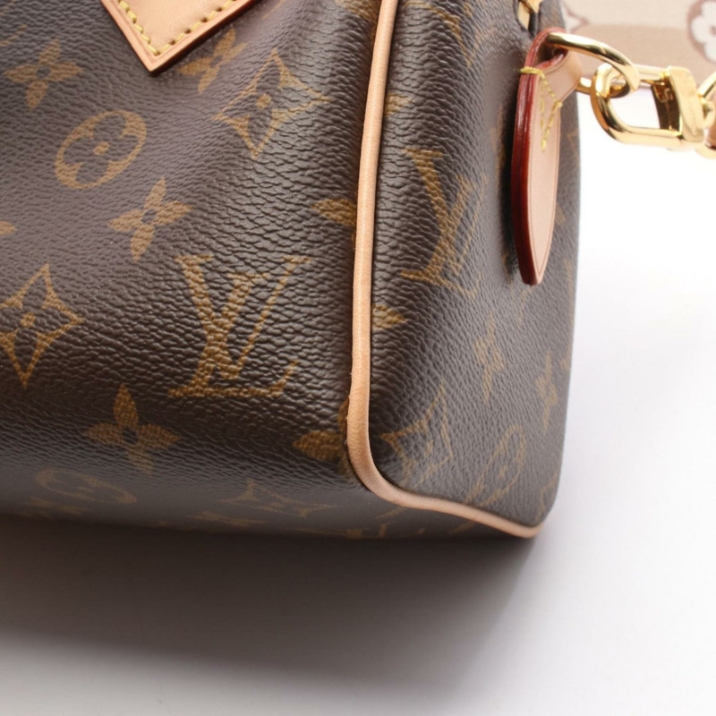 路易威登 Speedy Bandouliere 20 手提包，塗層帆布和皮革，Monogram 圖案，女士款，棕色，M46222-4