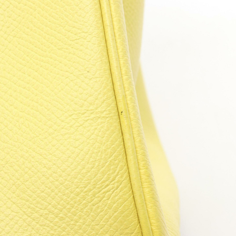 愛馬仕 Birkin 30 手提包，Epsom 皮革，檸檬黃，二手，女士，Q GHW-7