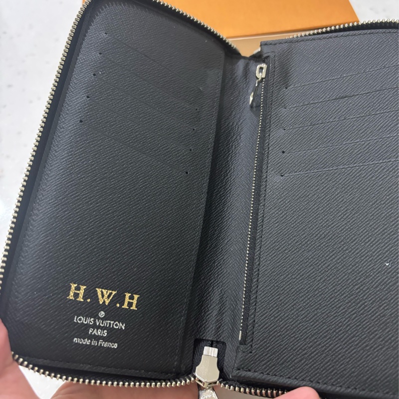 LV棋盤格長夾-12