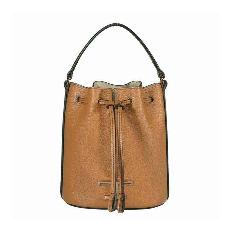 TODS 25SS 永恆標誌水桶包 駝色 XBWTSAQ0000 Q8E S410-0