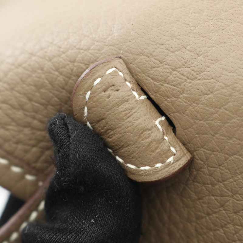 愛馬仕 Hermès Evelyn TPM Amazon 女士單背包，Taurillon Clemence 皮革，灰色-4