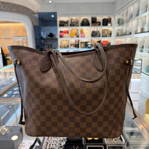 LV棕色棋盤格NEVERFULL