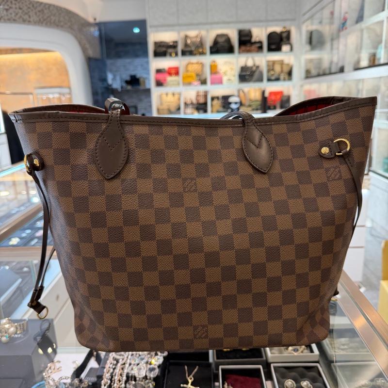 LV棕色棋盤格NEVERFULL-2