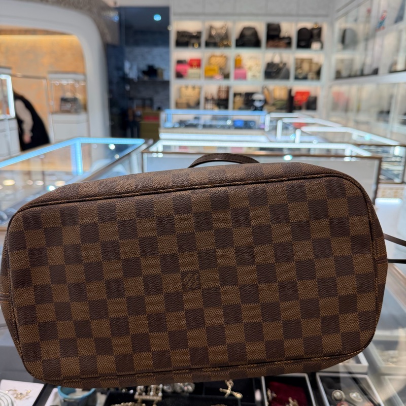 LV棕色棋盤格NEVERFULL-4
