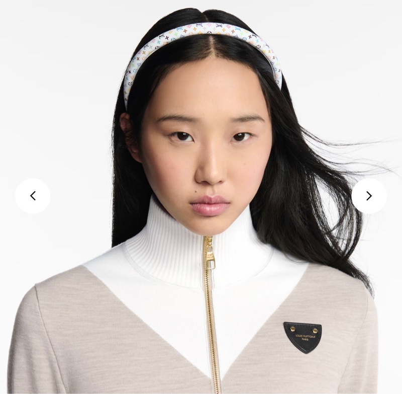 LV x TM Monogram Multicolor 髮箍-4